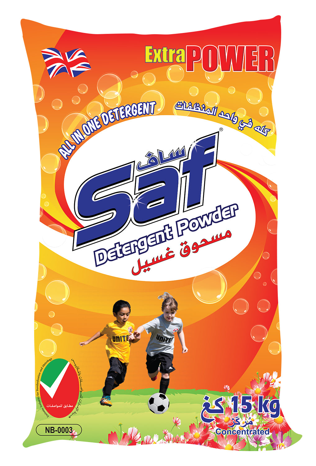 Saf Detergent Powder Orange 15KG