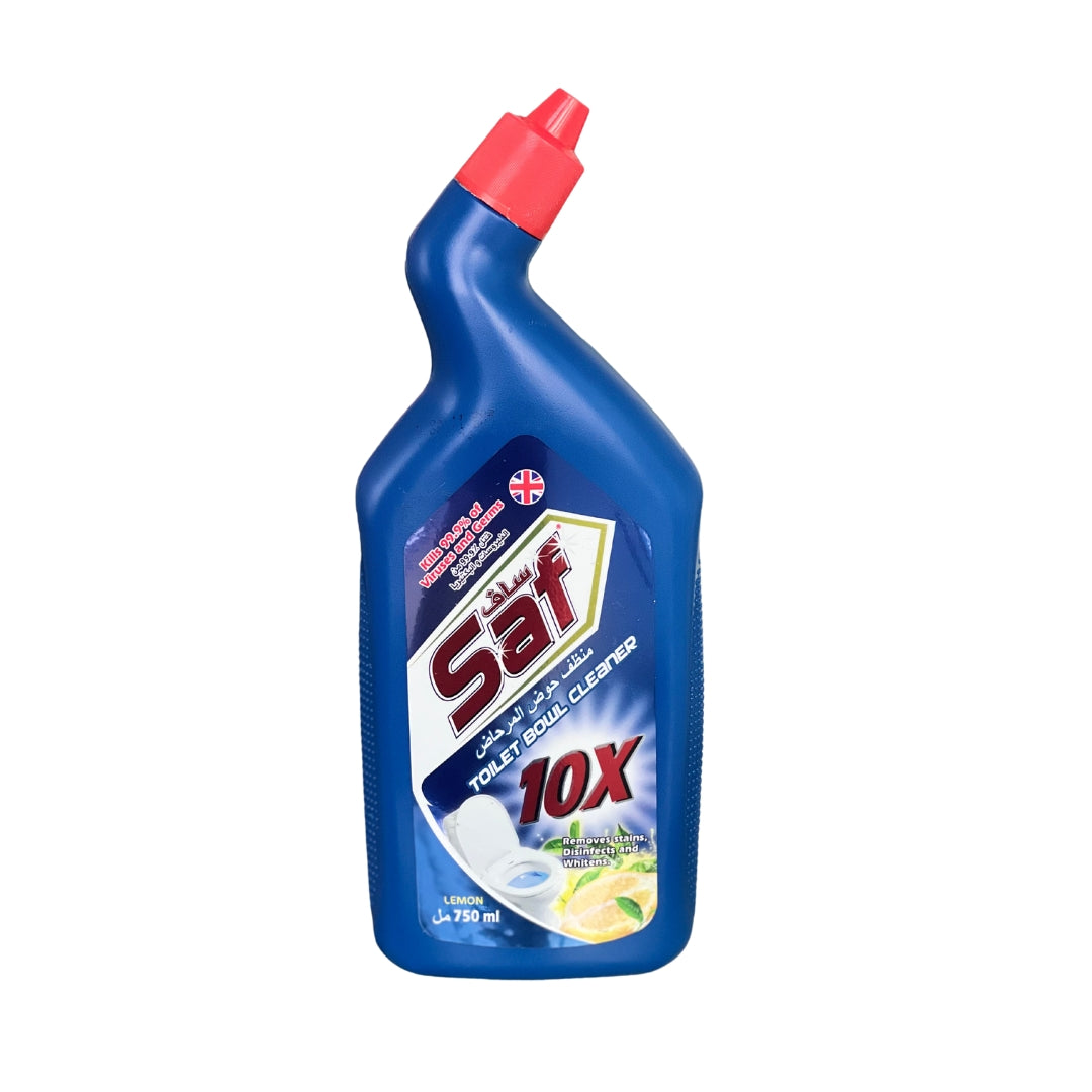 Buy 1 Get 1 FREE: Saf Toilet Bowl Cleaner Black 750ml + FREE Saf Toilet Bowl Cleaner Blue 750ml