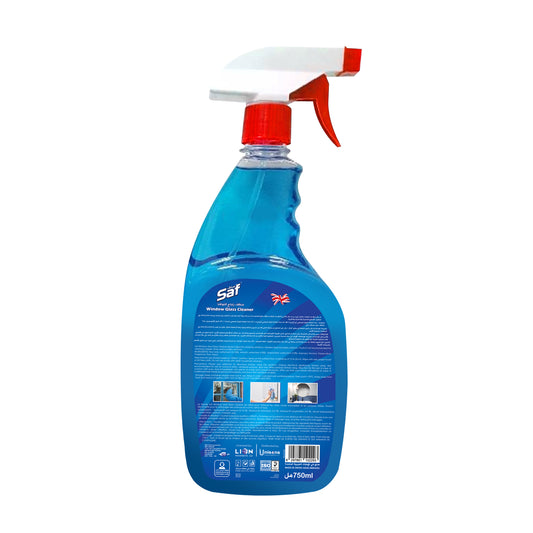منظف النوافذ والزجاج ساف أزرق - 750 مل