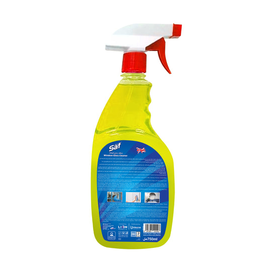 منظف النوافذ والزجاج SAF أصفر 750 مل