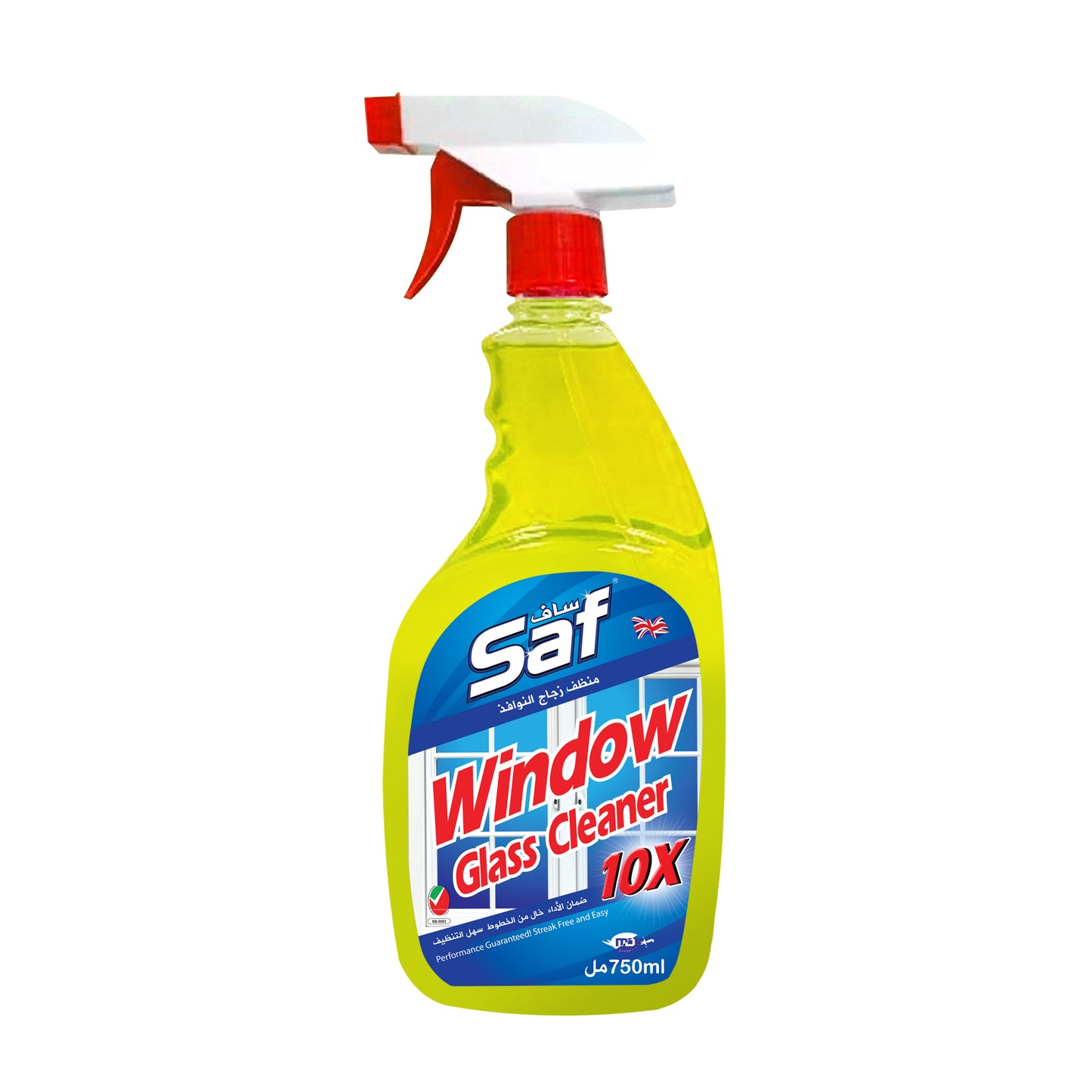 SAF Window & Glass Cleaner Yellow 750ml