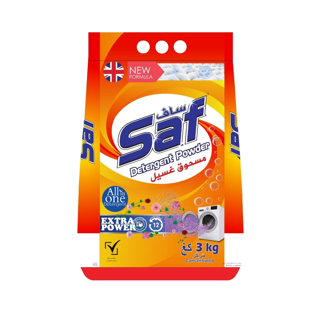Saf Detergent Powder Orange 3KG