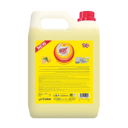 Saf Dishwashing Liquid Lemon 5L