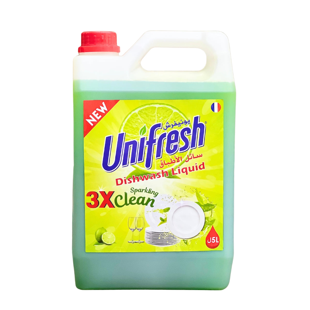 Unifresh Dishwashing Liquid Lime Green 5L