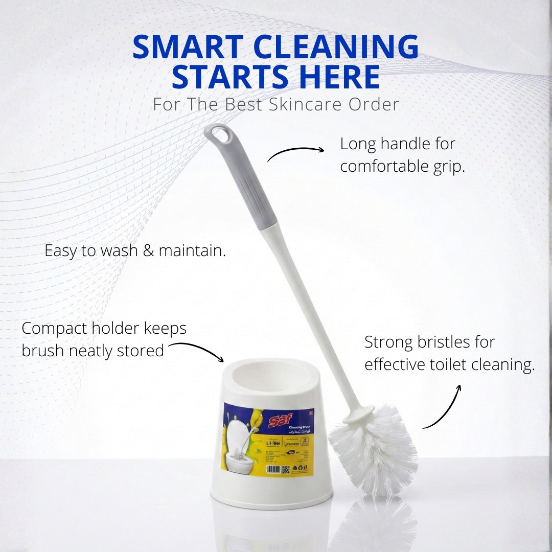 Saf Toilet Brush with Holder