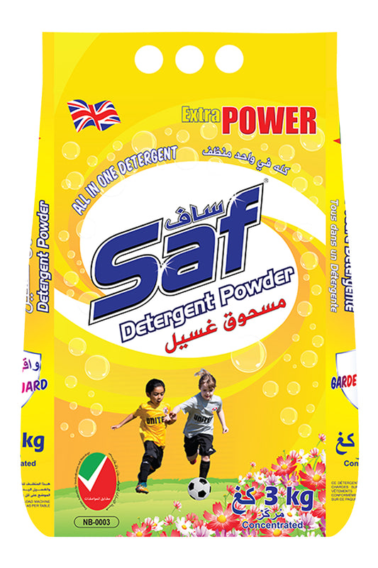 Lessive en poudre Saf jaune 3 kg