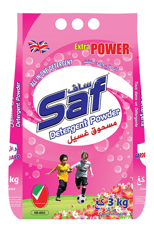 Lessive en poudre Saf rose 3 kg