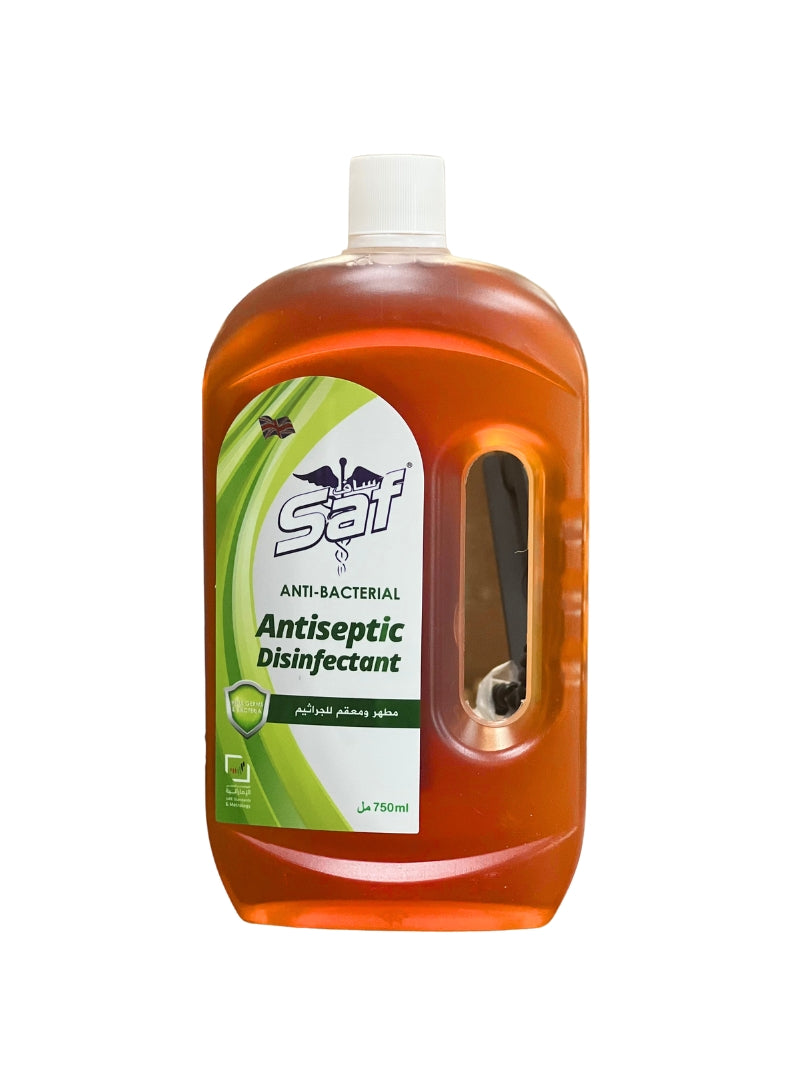 Saf Antiseptique Antibactérien Désinfectant Liquide 750 ml 