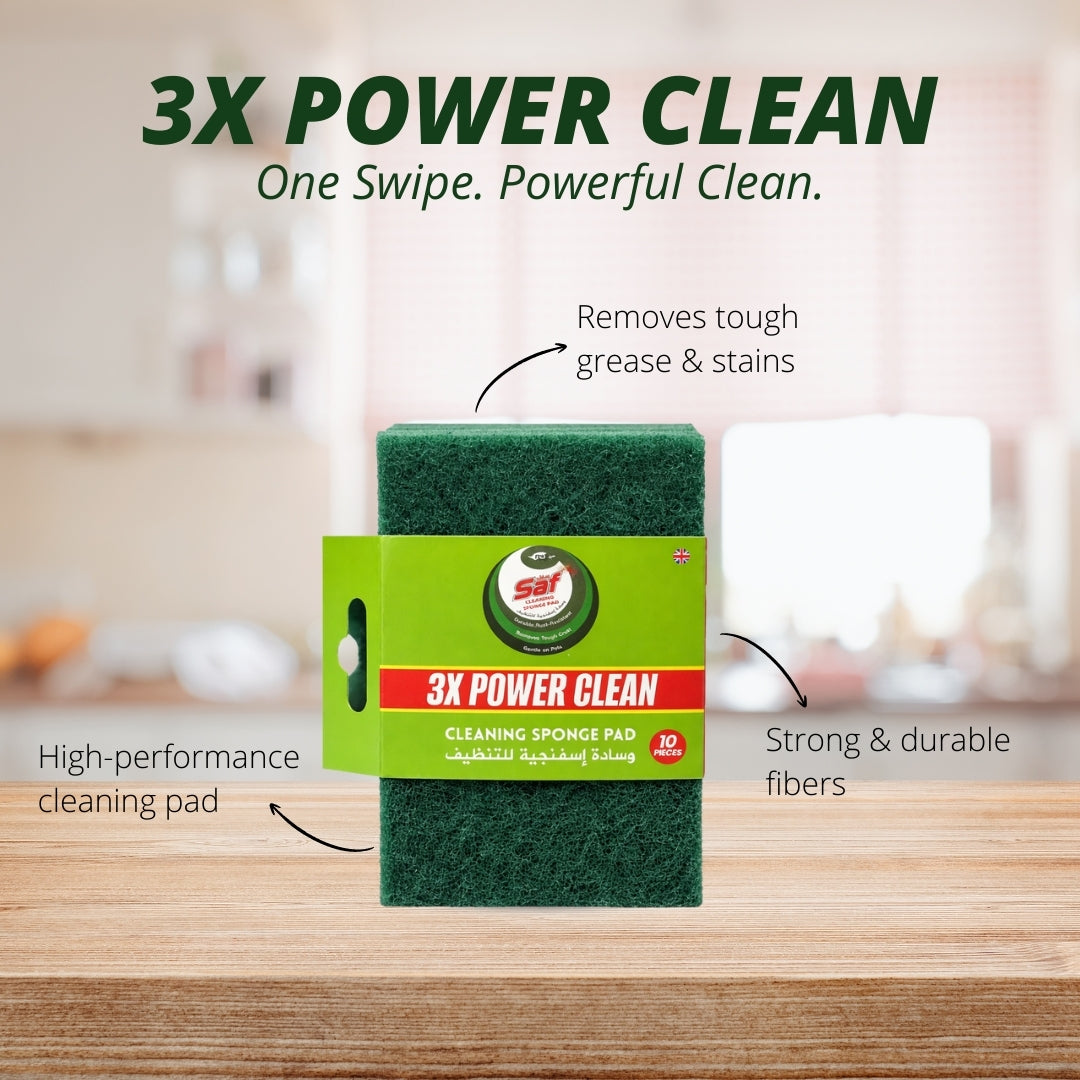 Saf Scouring Pads – Pack of 10