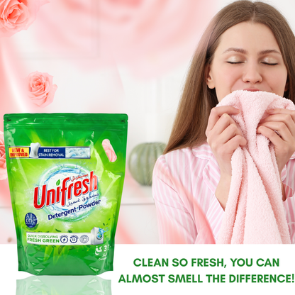 Unifresh Detergent Powder Green 3KG