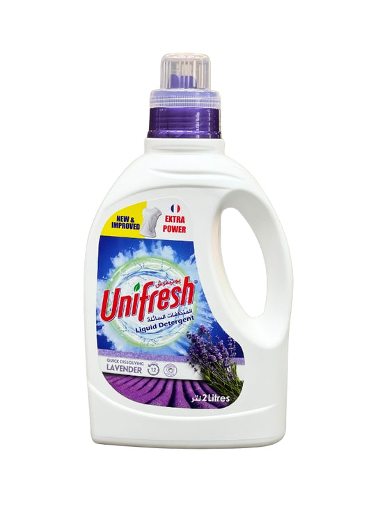 Unifresh Liquid Detergent Lavender - 2L
