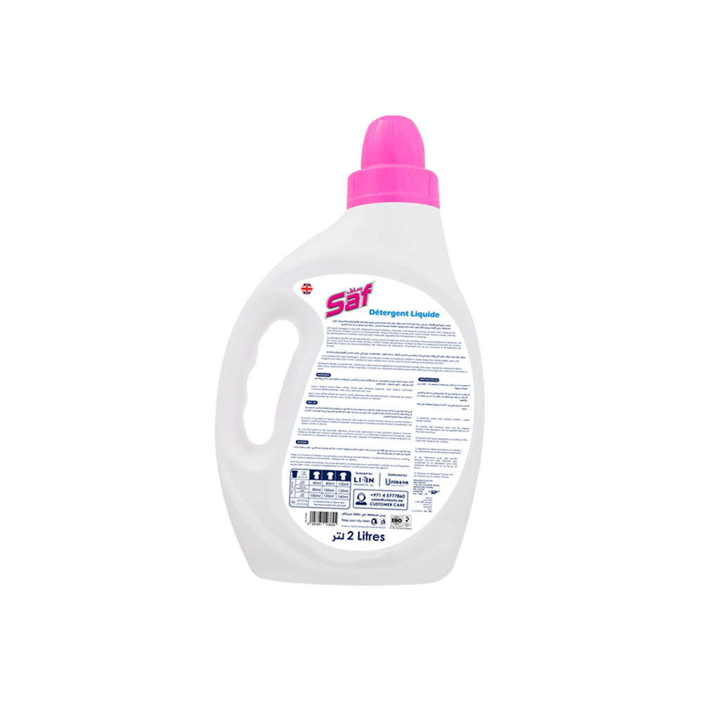Lessive liquide Saf rose 2 L