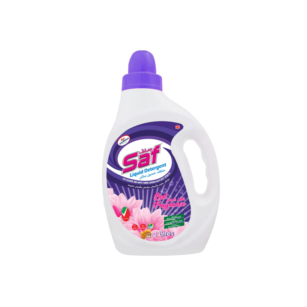 Buy 1 Get 1 FREE: Saf Abaya Shampoo 2L + FREE Saf Liquid Detergent 2L