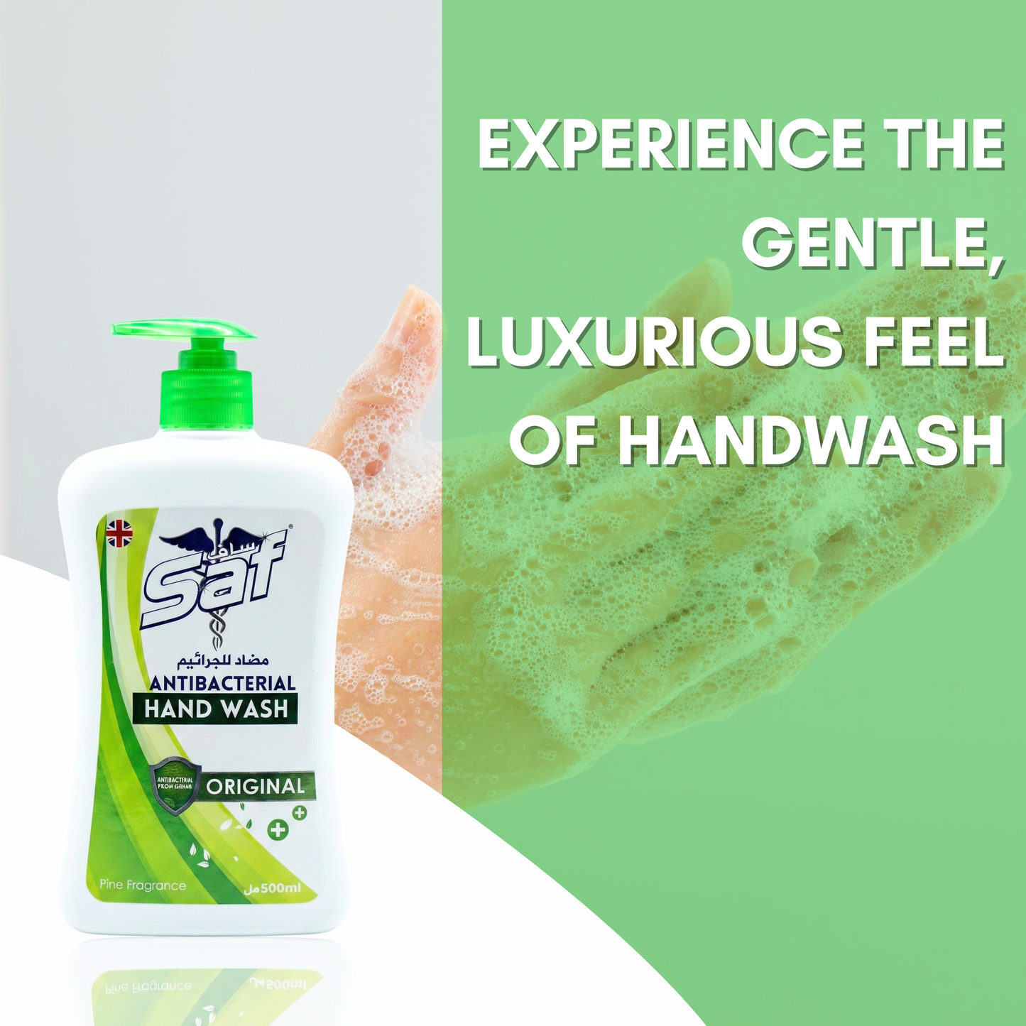 Saf Antibacterial Hand Wash 500ML (Pack of 2)