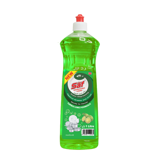 Saf Dishwash Liquid Lime Green