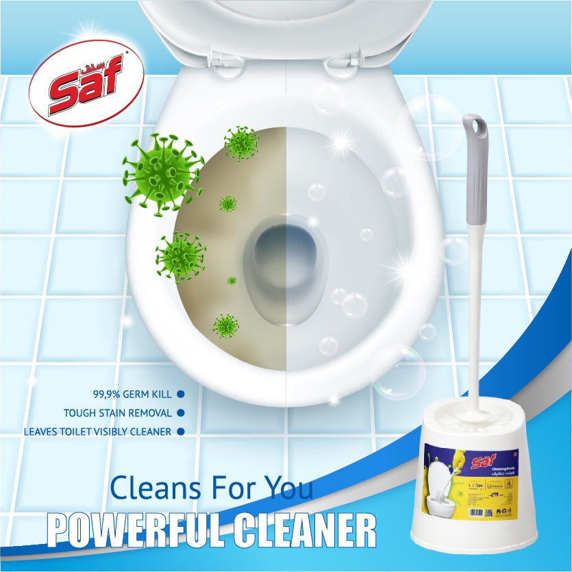Saf Toilet Brush with Holder