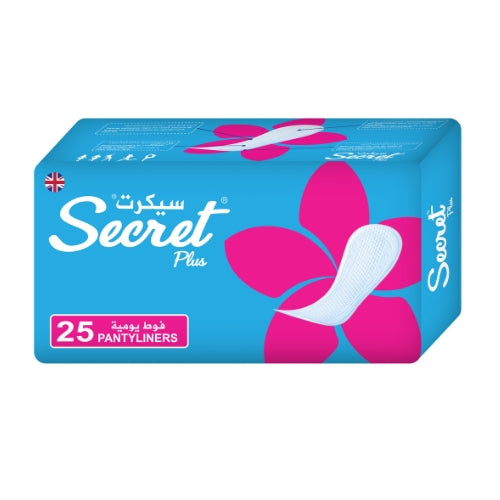 Serviettes hygiéniques Secret Girl bleues – 25 serviettes et 25 protège-slips
