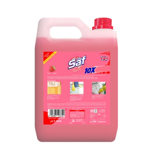 Nettoyant pour sols Saf Fraise 5L
