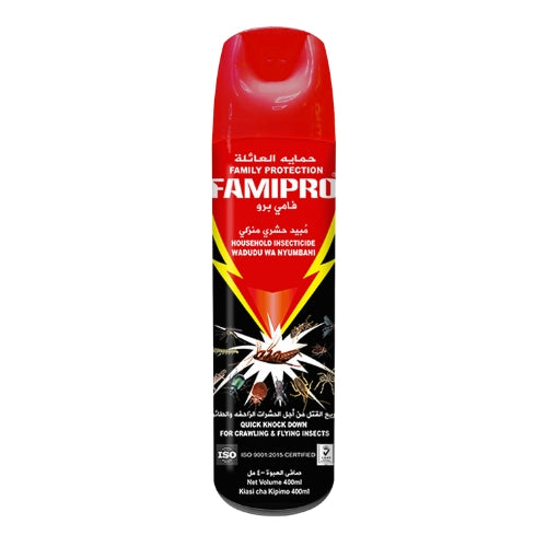 Famipro Insect Killer Spray 400ml Black