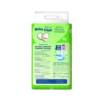 Bebe Chic Baby Diapers Medium – (28 Pc/pack)